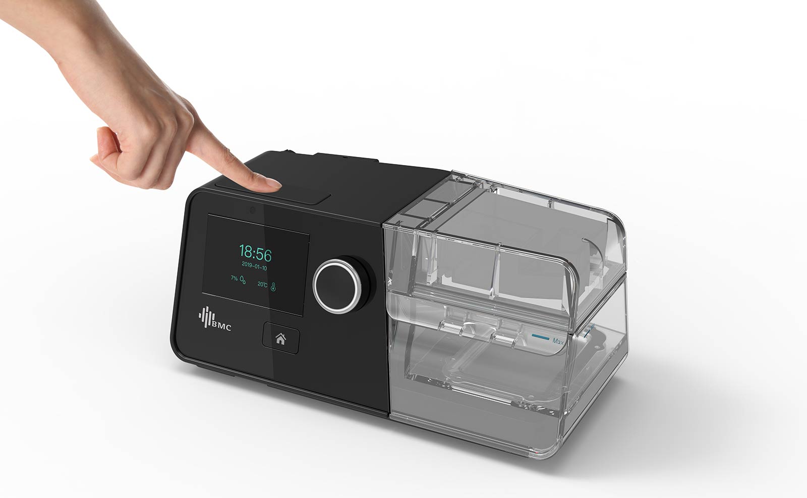 BMC Luna G3 Automatic Pressure CPAP Machine and Mask Package