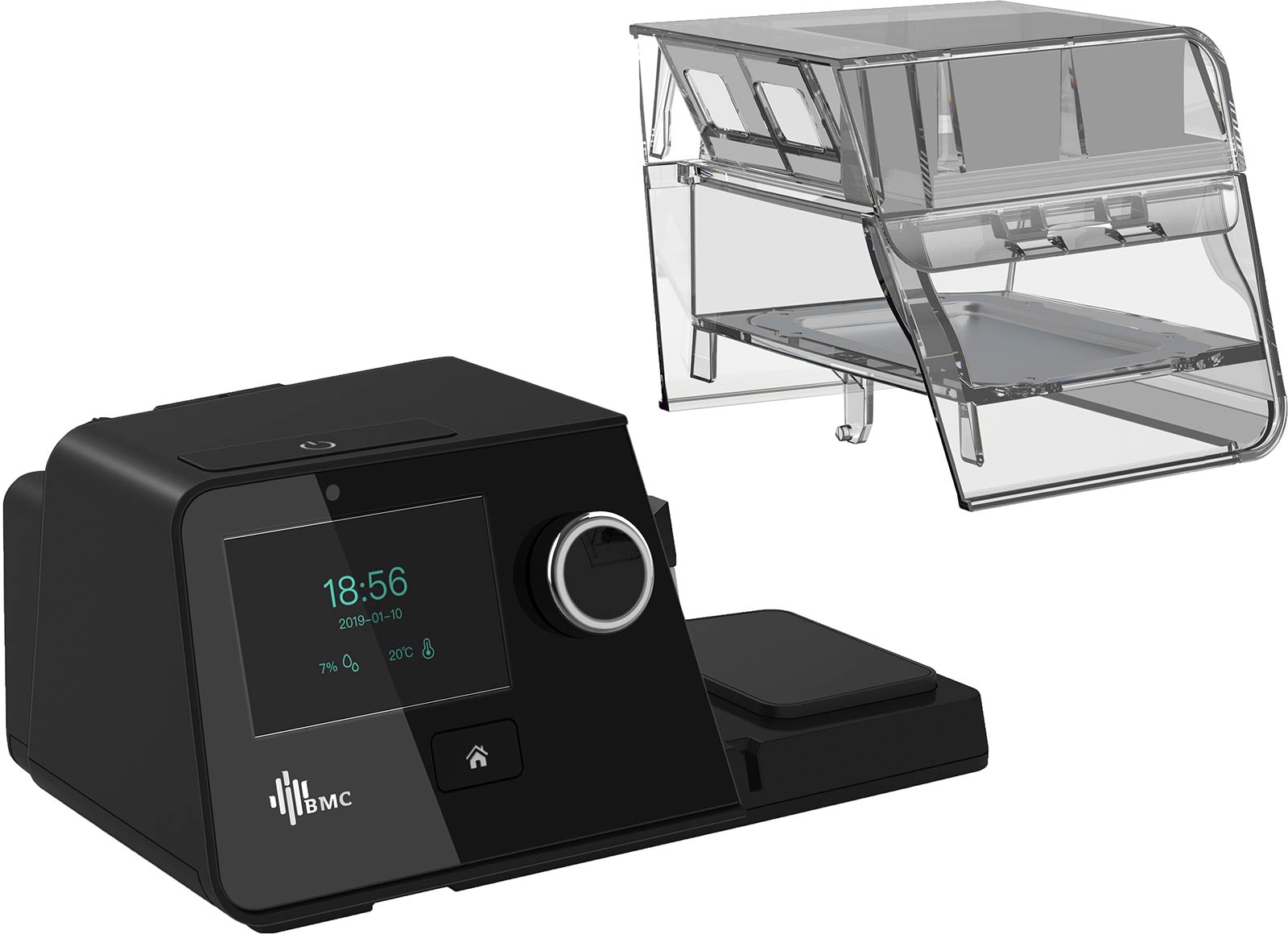 BMC Luna G3 Automatic Pressure CPAP Machine and Mask Package