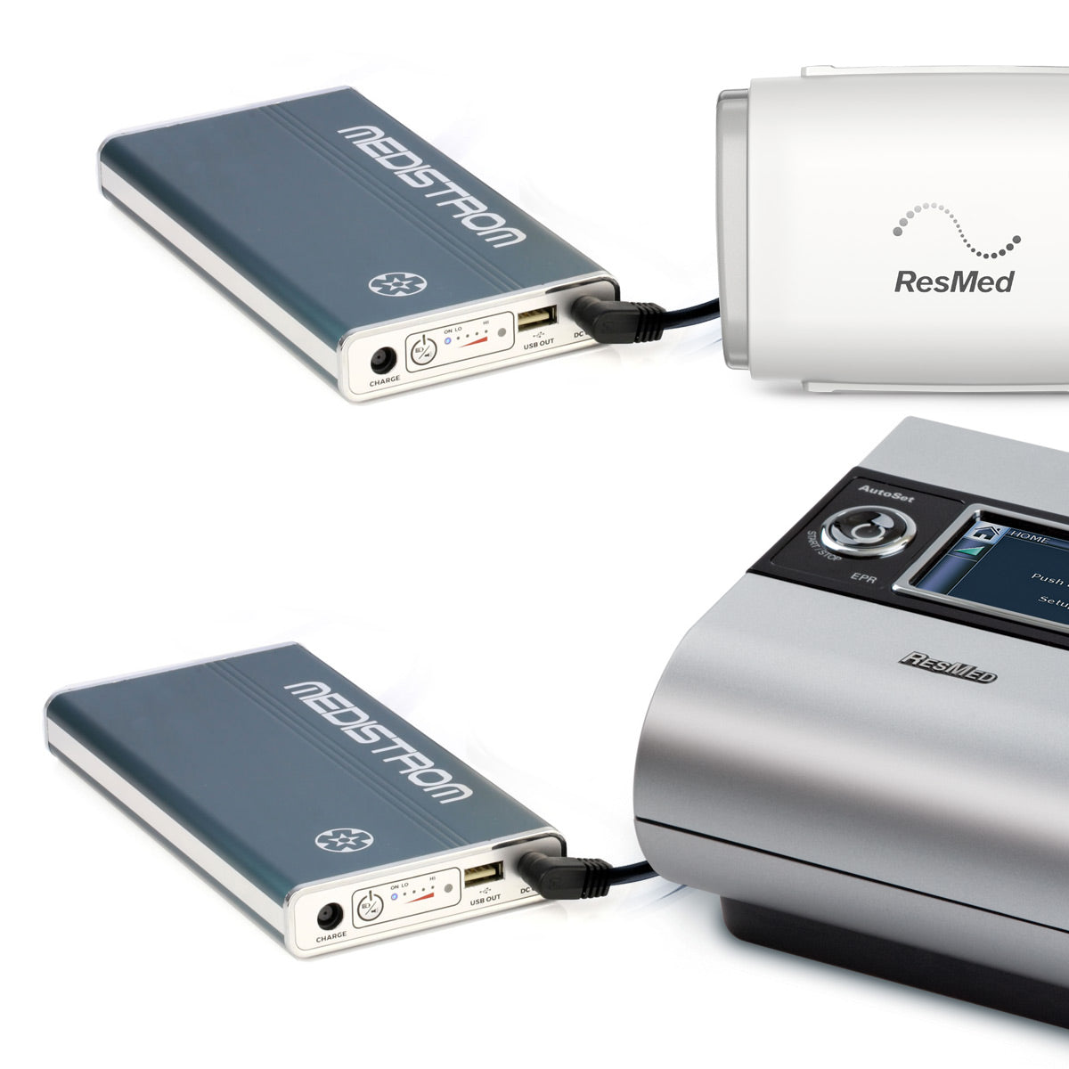 Medistrom Pilot 24 Lite battery Pack for ResMed AirSense, AirMini, S9 Machines and BMC G3