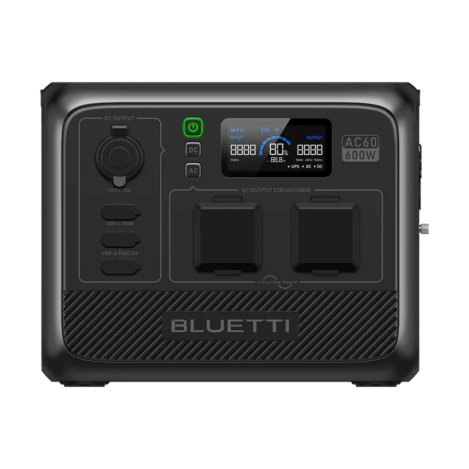 BLUETTI AC60 Portable Power Station 600W 403Wh