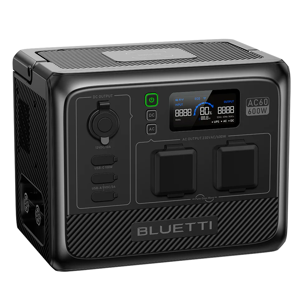 BLUETTI AC60 Portable Power Station 600W 403Wh