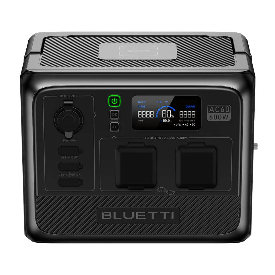 BLUETTI AC60 Portable Power Station 600W 403Wh